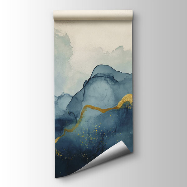 Misty mountains touched by sunlight Misty mountains touched by sunlight