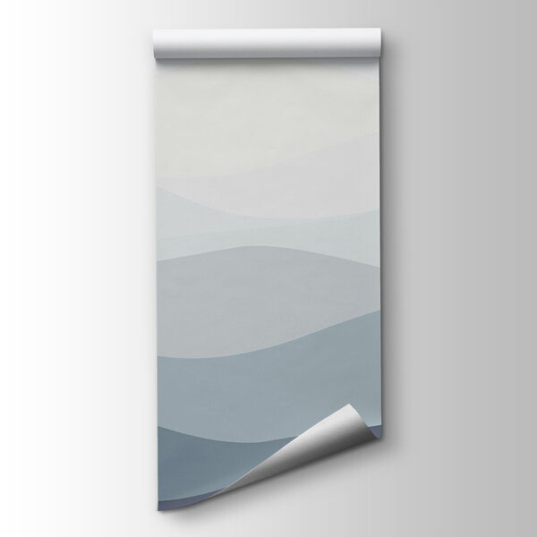 Grey and white waves