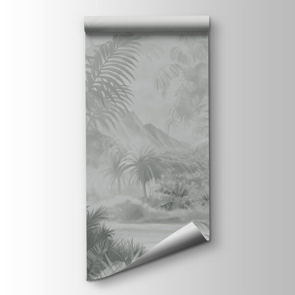 Greyscale image of a tropical forest Greyscale image of a tropical forest