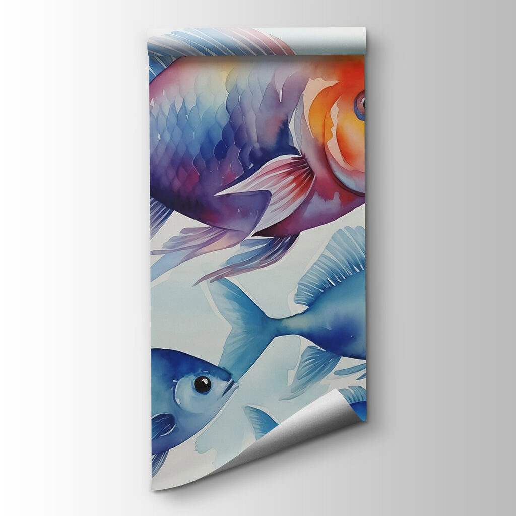 Group of fish swimming in water Group of fish swimming in water