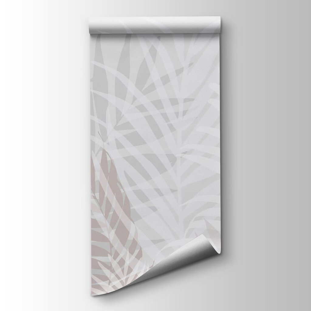 White and gray leaves