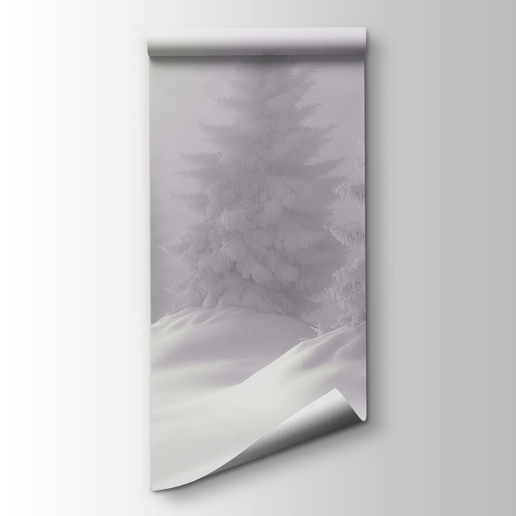 Group of trees covered in snow Group of trees covered in snow