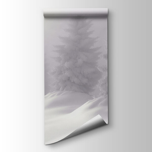 Group of trees covered in snow Group of trees covered in snow