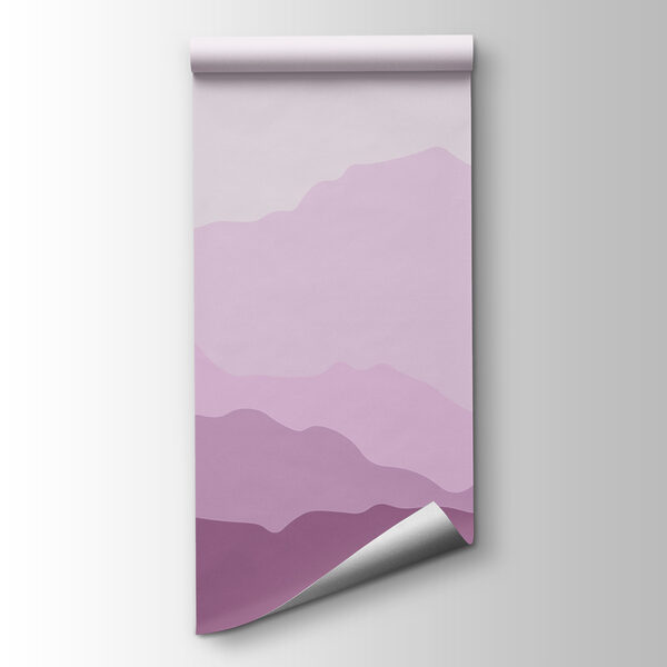 Purple mountains with white clouds Purple mountains with white clouds