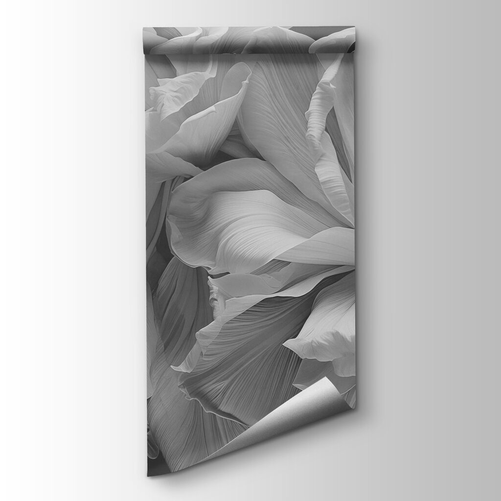 Floral elegance in monochrome hues