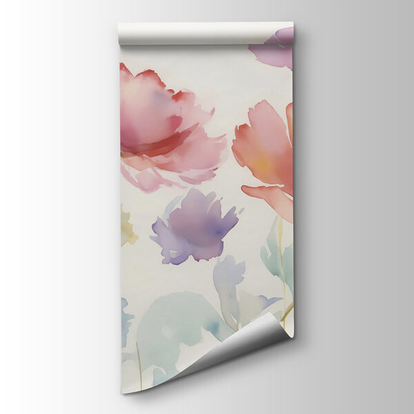 Watercolor painting of flowers