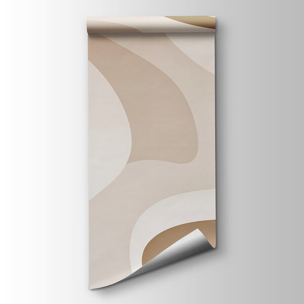 White and brown swirls