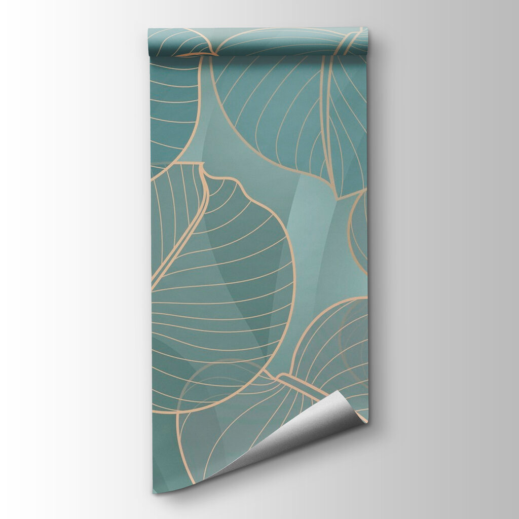 Natural leaf patterns in soft hues Natural leaf patterns in soft hues