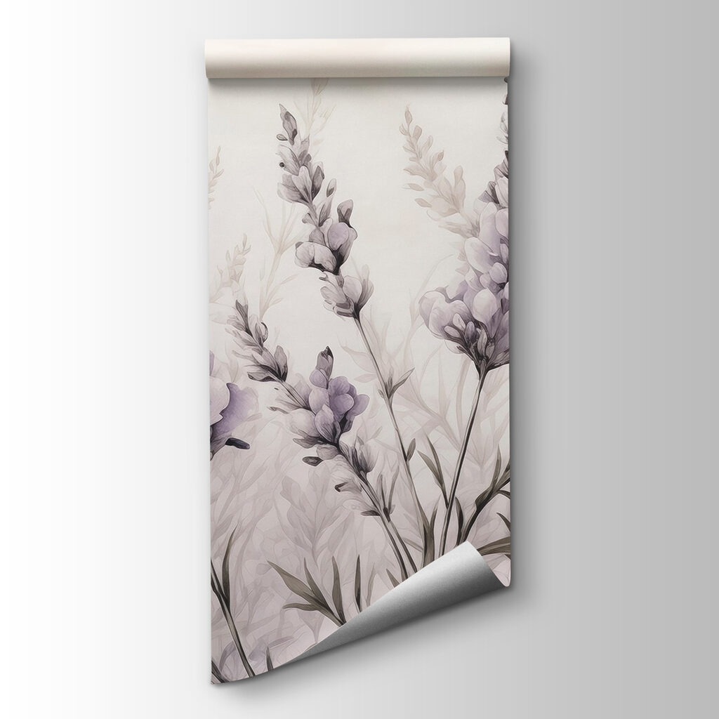 Painting of flowers and leaves Painting of flowers and leaves