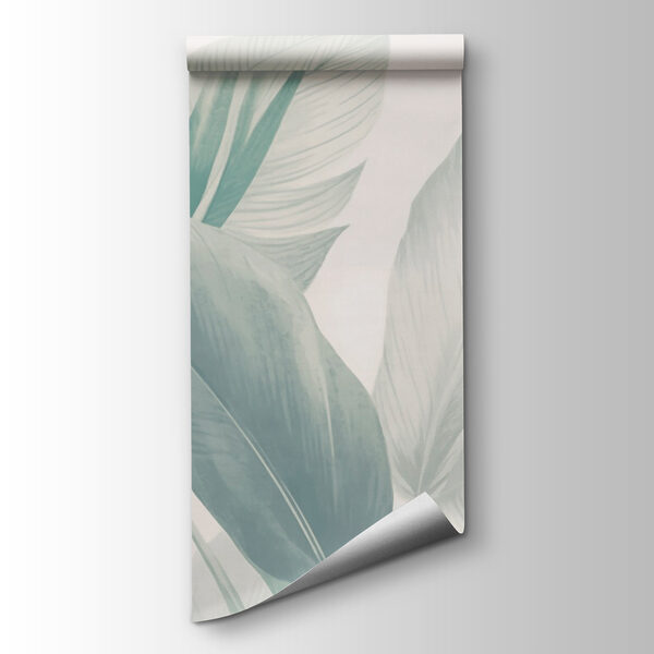 Lush leaves in soft green tones Lush leaves in soft green tones