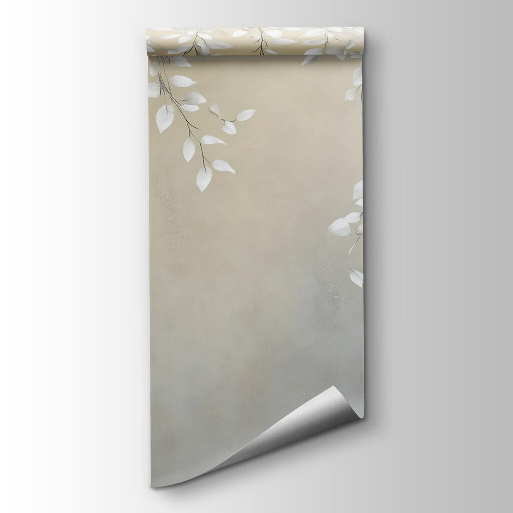 White leaves on a branch