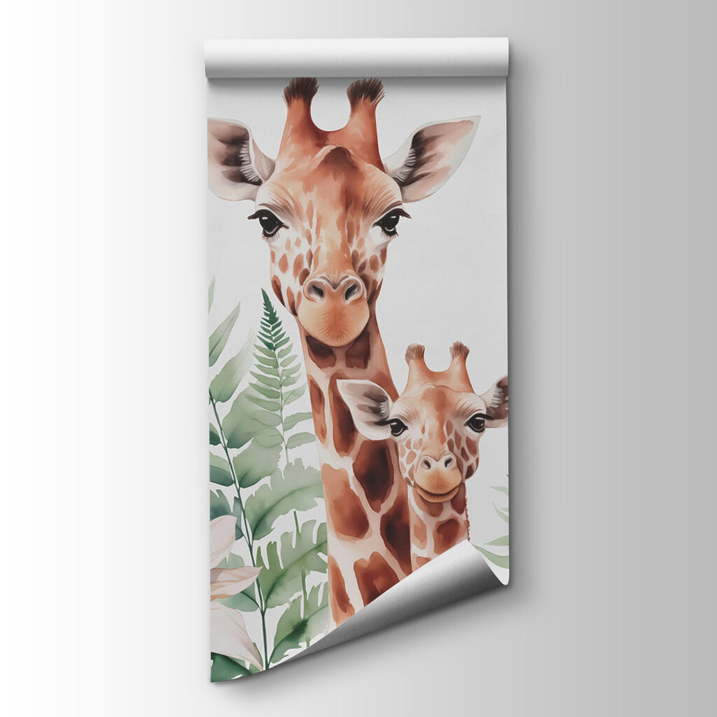 Giraffes and flowers Giraffes and flowers