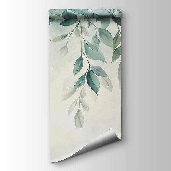 Gentle leaves drifting in soft hues Gentle leaves drifting in soft hues