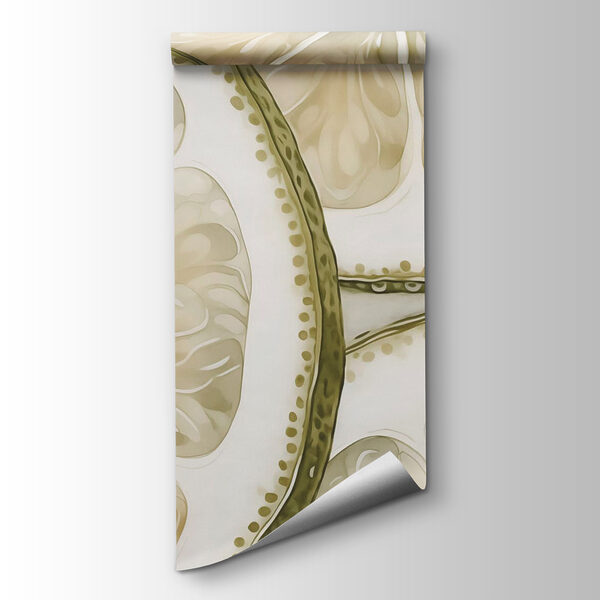 Fresh lemon slices stacked together Fresh lemon slices stacked together