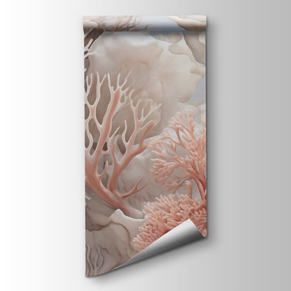 Soft coral textures in serene hues Soft coral textures in serene hues