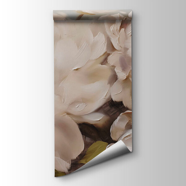 Painting of white flowers