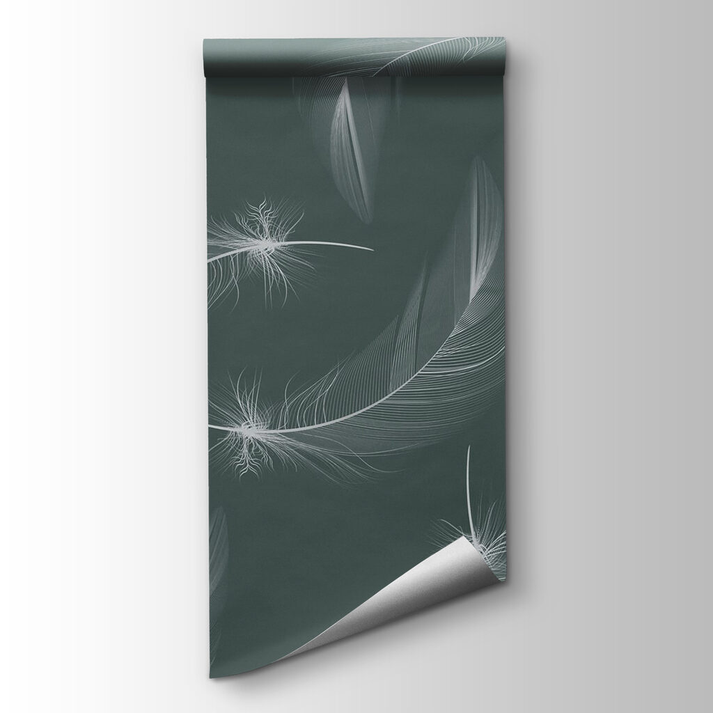 Pattern of white feathers