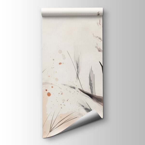 Delicate leaves in soft hues