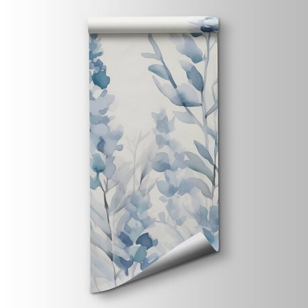 Painting of flowers and leaves