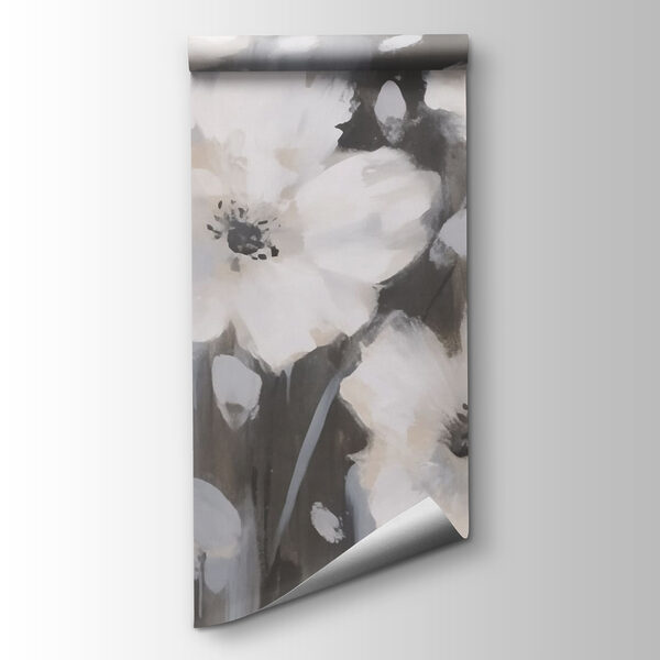 Painting of white flowers Painting of white flowers