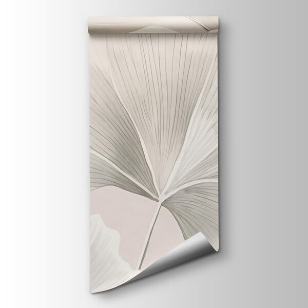 Delicate leaves in soft tones