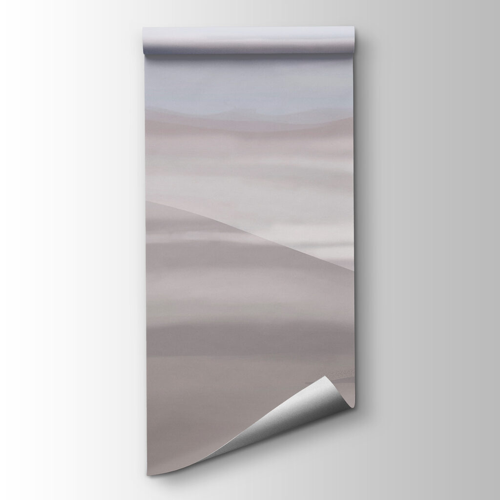 Landscape with hills and clouds