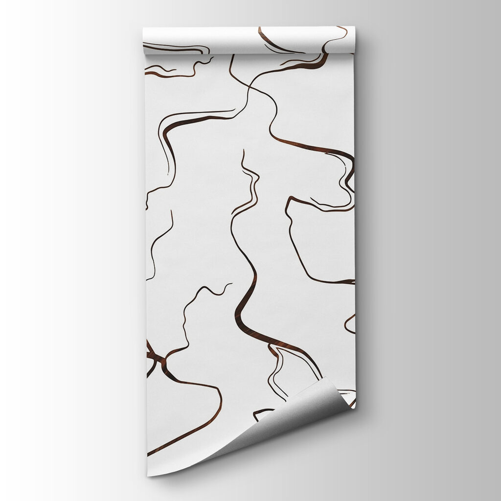 Curves and lines in contrast Curves and lines in contrast