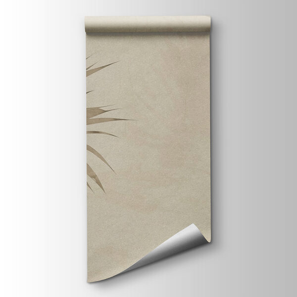 Calm leaves in soft tones