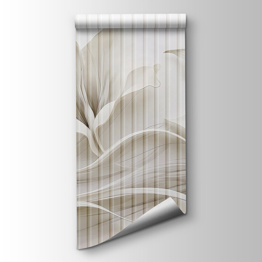 Delicate floral wave design Delicate floral wave design