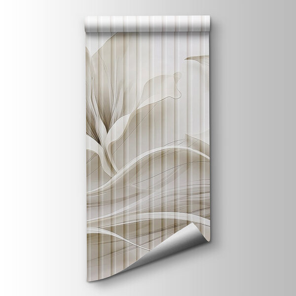 Delicate floral wave design Delicate floral wave design