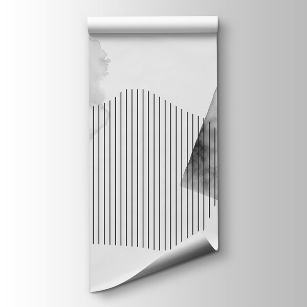 Black and white image of geometric shapes Black and white image of geometric shapes