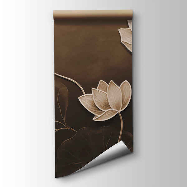 Serene blooms on a muted canvas Serene blooms on a muted canvas