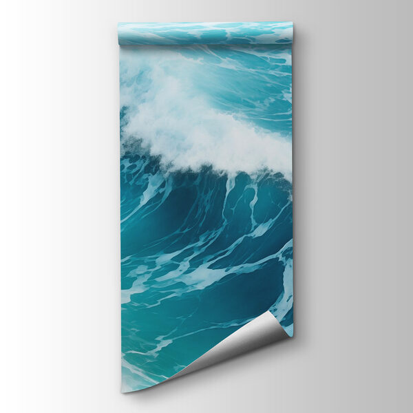 Waves crashing waves with foamy white foam Waves crashing waves with foamy white foam