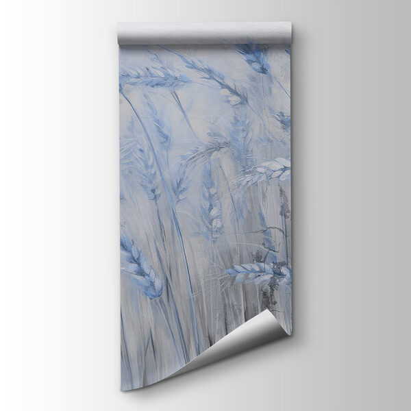 Soft blue waves of gentle wheat Soft blue waves of gentle wheat