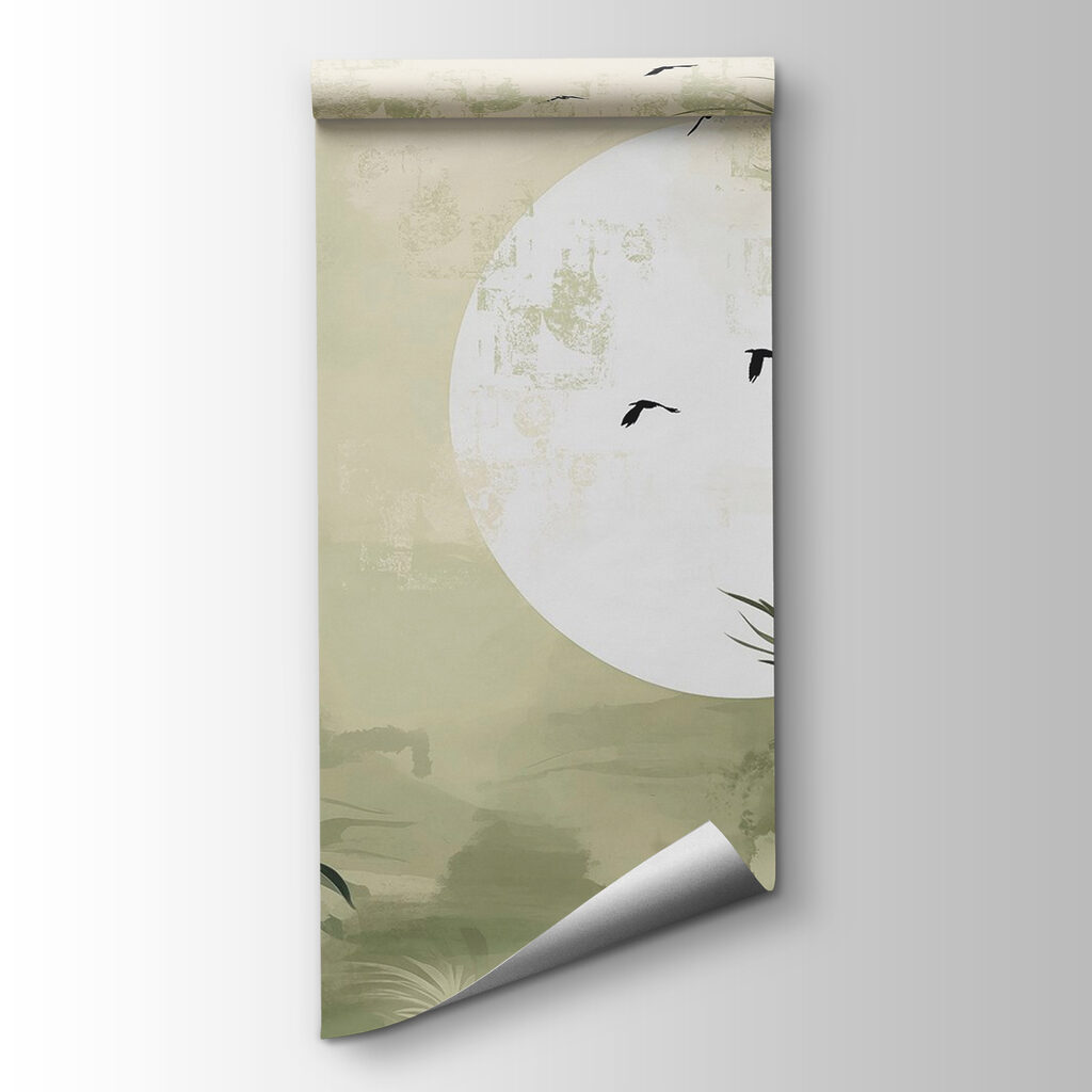 Painting of a tropical forest