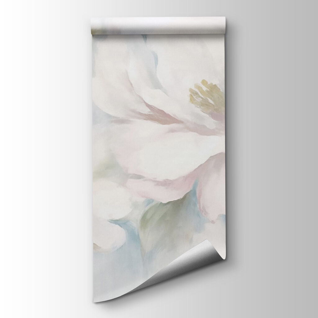 Painting of white flowers