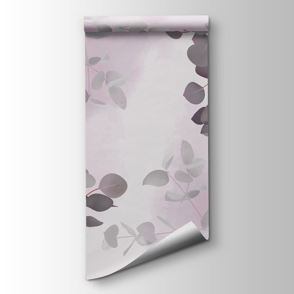 Delicate leaves on soft background