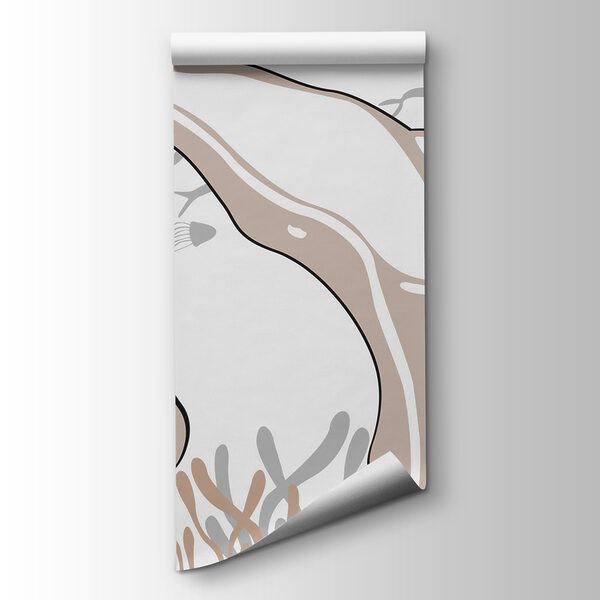 Dolphin swimming in the ocean Dolphin swimming in the ocean