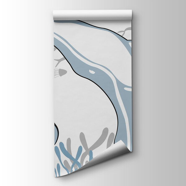 Dolphin swimming in the ocean Dolphin swimming in the ocean