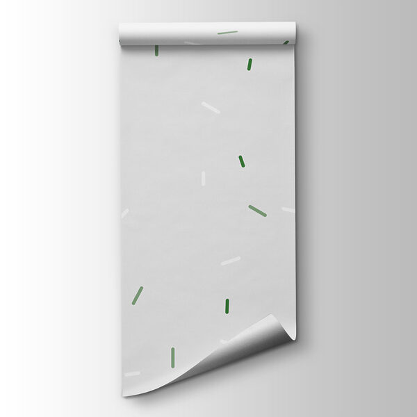 White background with green and white specks White background with green and white specks