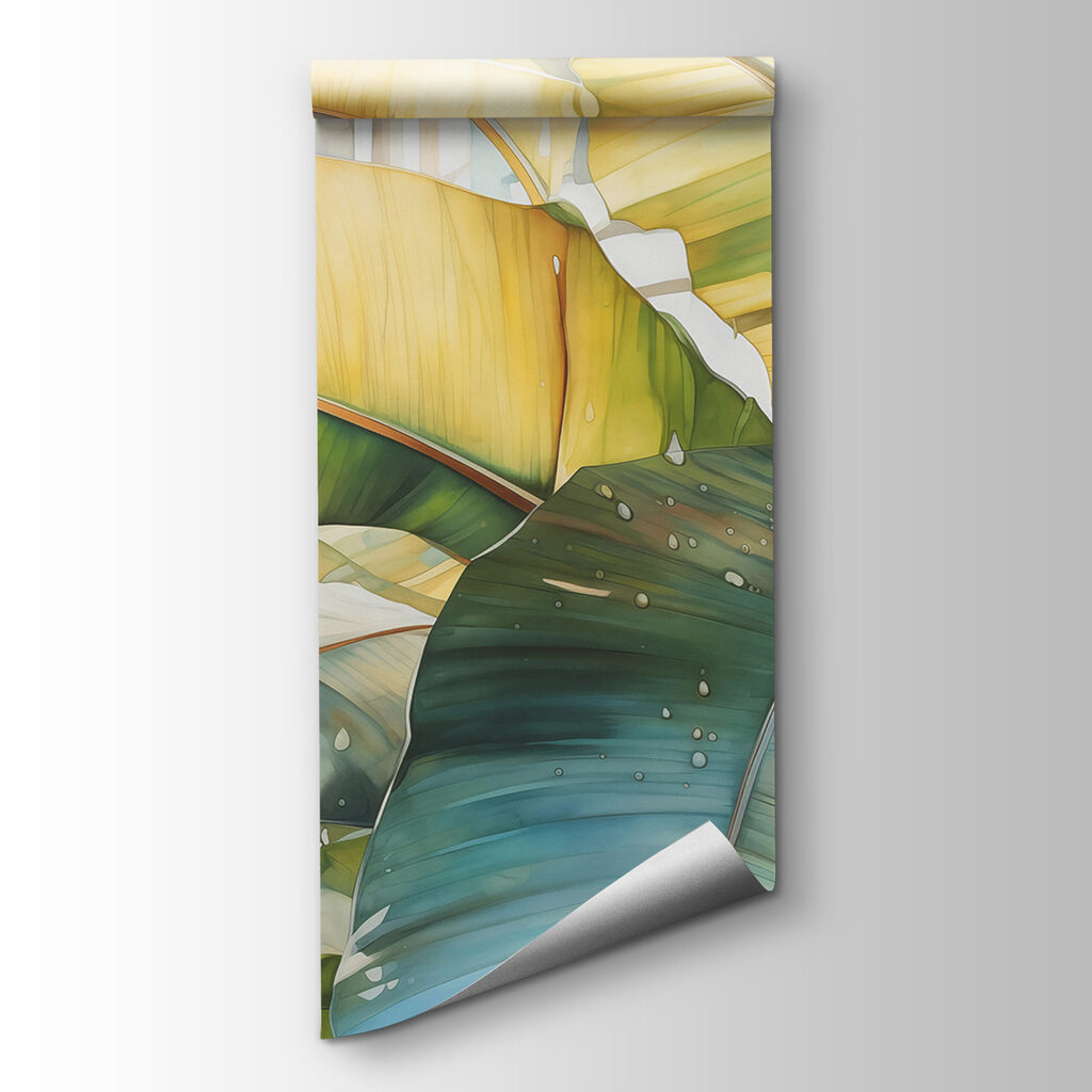 Close up of a banana leaf Close up of a banana leaf