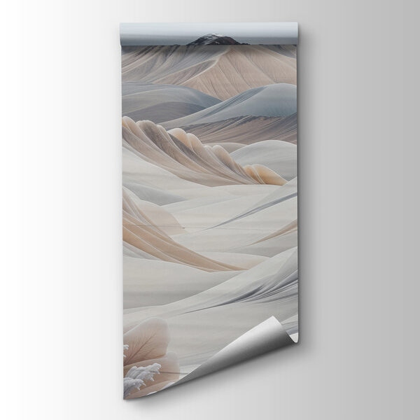 Landscape of mountains and snow Landscape of mountains and snow