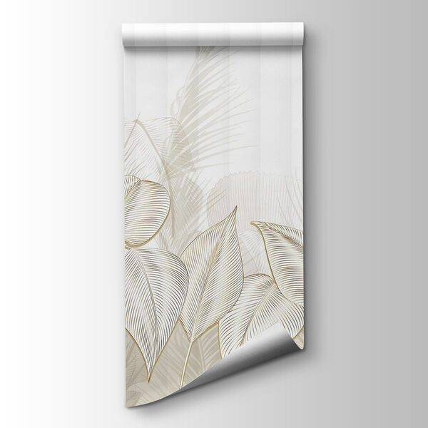 Elegant botanical line art display Elegant botanical line art display