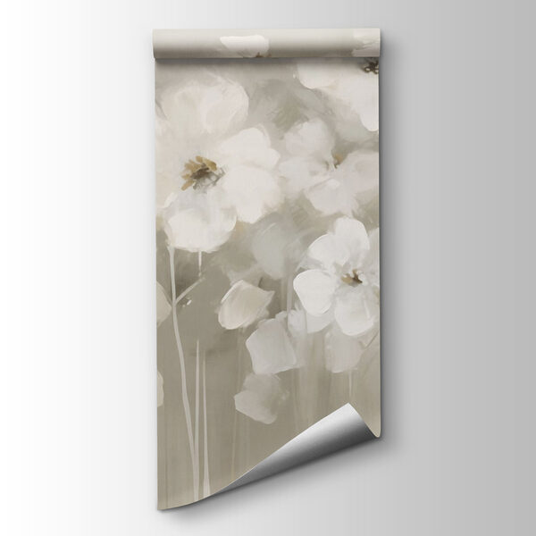 Painting of white flowers Painting of white flowers