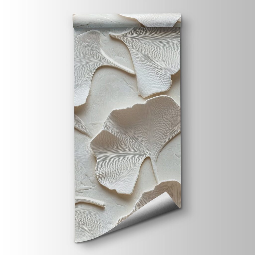 Group of white leaves