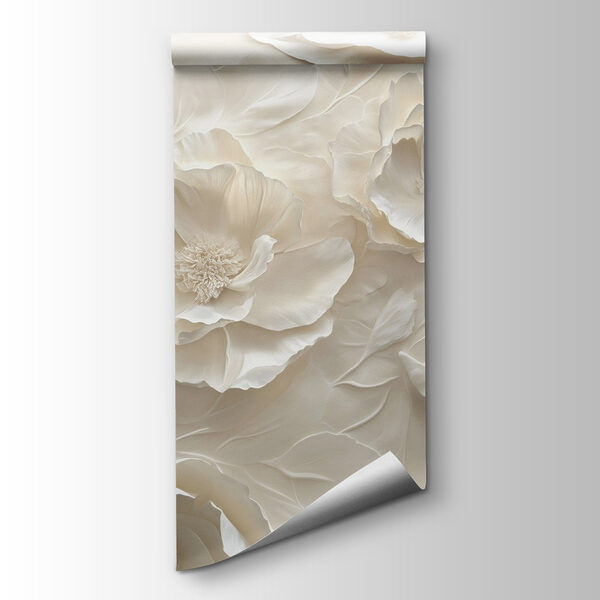 White flower wallpaper