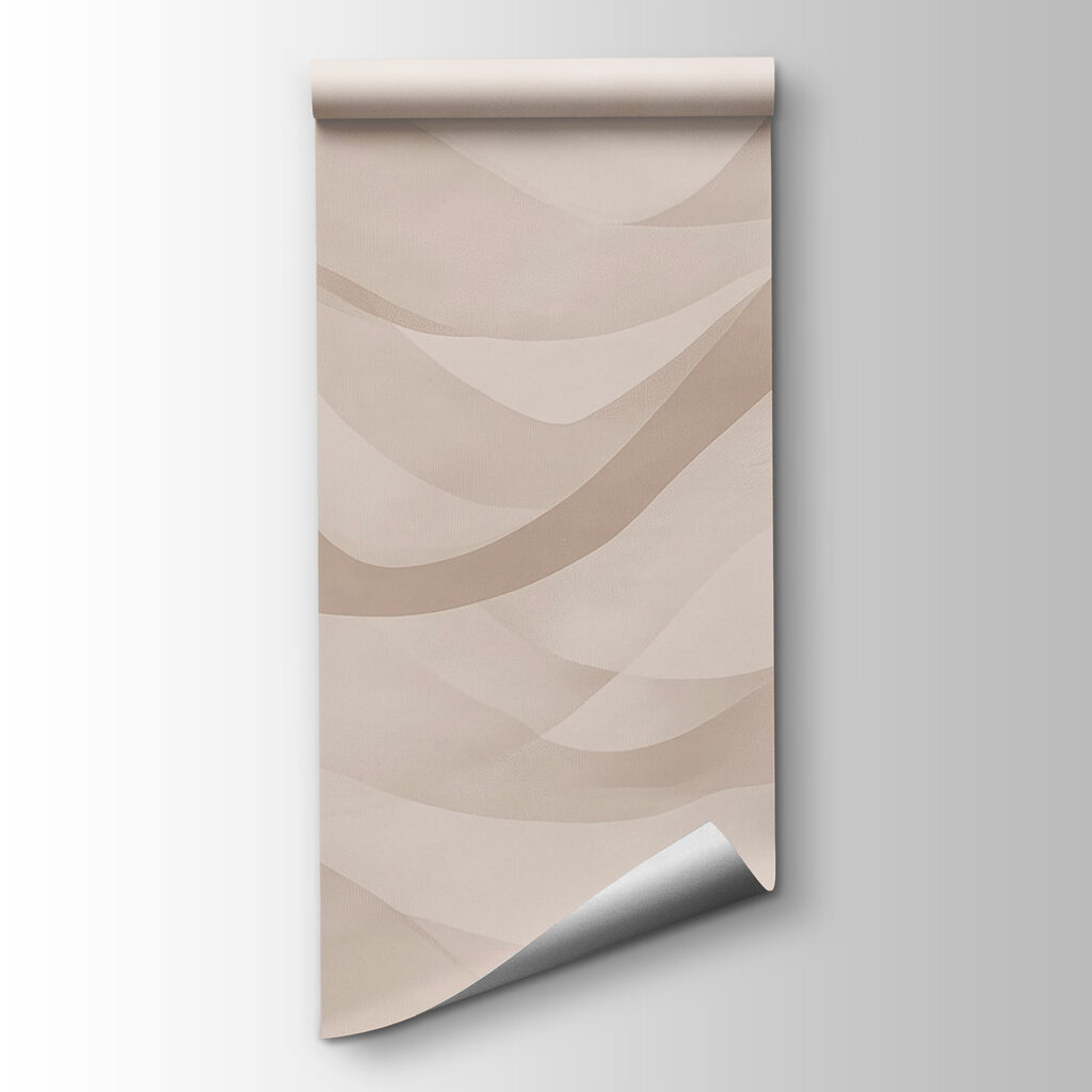 White and pink background with wavy lines White and pink background with wavy lines