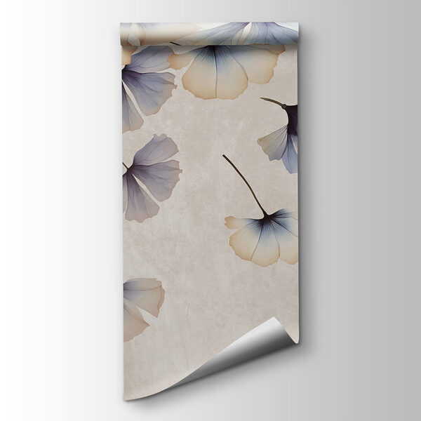 Falling petals in soft hues