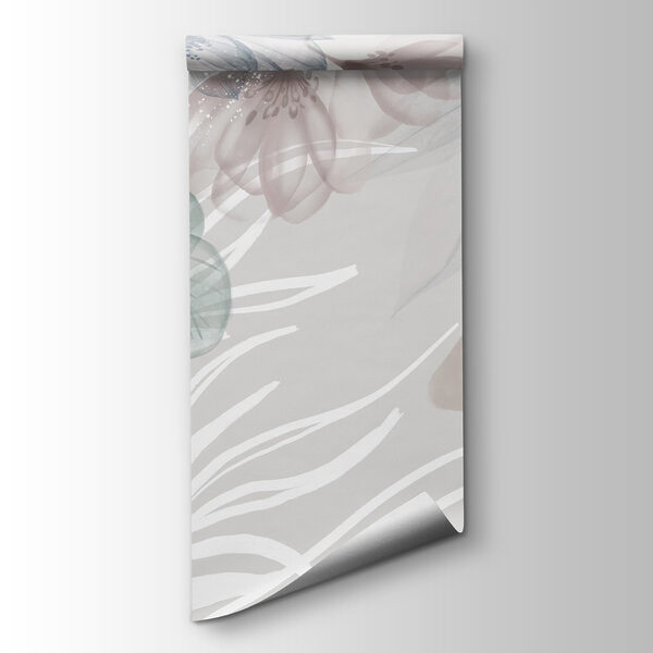 Delicate floral patterns in soft hues