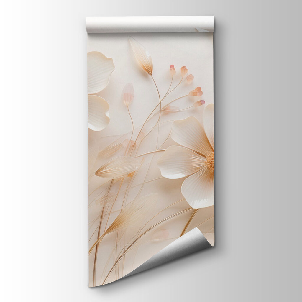 Delicate blooms on a soft backdrop